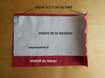 comment coudre des rideaux avec doublure