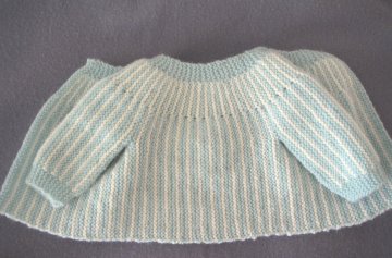 comment tricoter une brassiere pour bebe en video