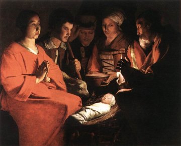 delaTour-adoration des bergers