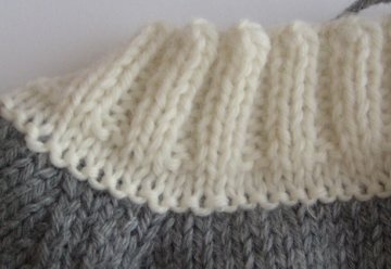 comment coudre encolure tricot